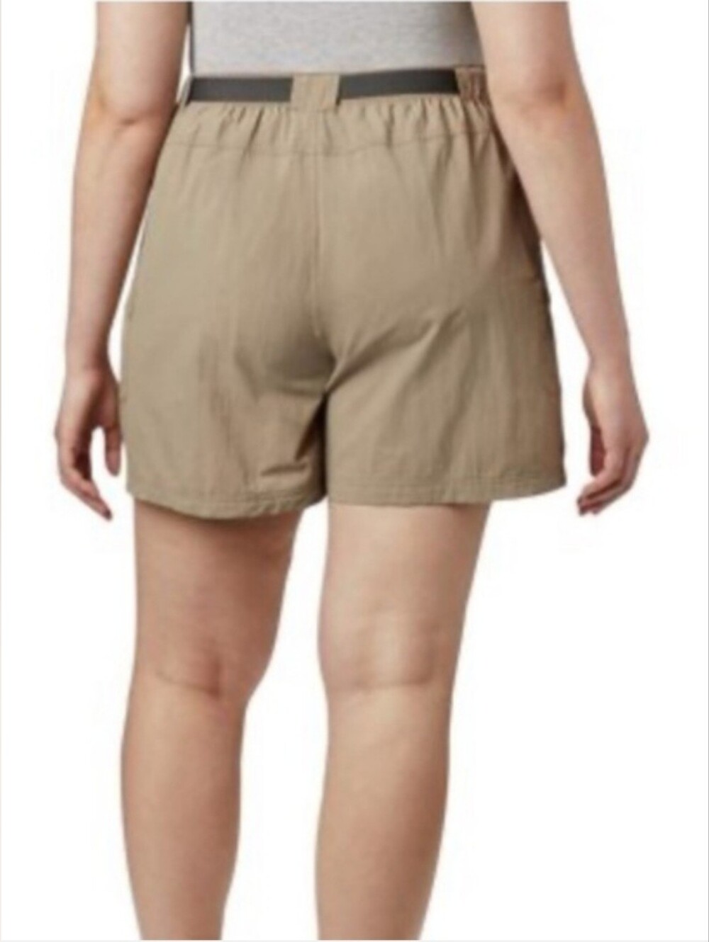 NWT! Belted Columbia Sandy River Cargo Shorts 2X Womens NWT Blue Or Khaki - Picture 2 of 15